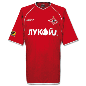 03-04 Spartak Moscow Home shirt