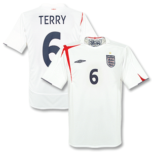 Umbro 05-07 England Home Shirt   Terry 6