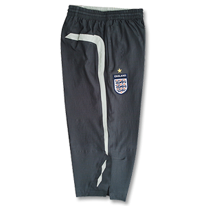 Umbro 07-08 England Bench 3/4 Length Pants - Dark Grey/Light Grey