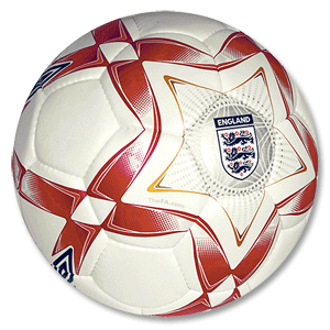 Umbro 07-08 England FA Pro Ball - White/Red