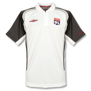 Umbro 07-08 Olympic Lyon Bench Poly Polo - White/Grey