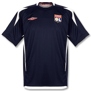 Umbro 07-08 Olympic Lyon Training Jersey - Navy/White