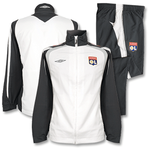 Umbro 07-08 Olympic Lyon Travel Suit - White/Grey