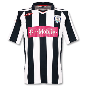 07-08 West Bromwich Albion Home Shirt - Navy/White