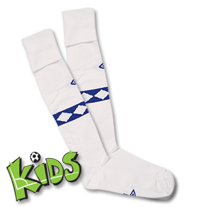 08-09 Blackburn Rovers Home Socks - Boys