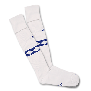 08-09 Blackburn Rovers Home Socks - White/Blue