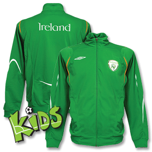 Umbro 08-09 Ireland Anthem Jacket - Green - Boys