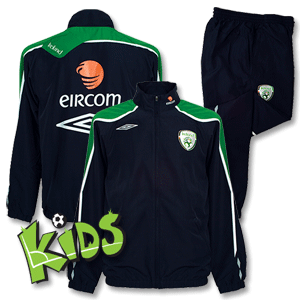 08-09 Ireland Bench Woven Suit - Navy/Green - Boys