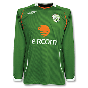 Umbro 08-09 Ireland Home L/S Shirt