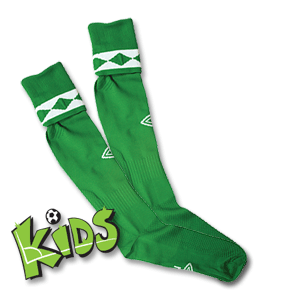 08-09 Ireland Home Socks - Boys