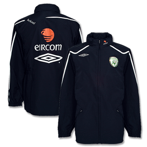 08-09 Ireland Training Rain Jacket - Navy/White