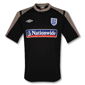 Umbro 09-10 England Training T-Shirt - Navy/Grey