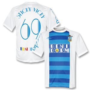 10-11 Benidorm Home Shirt + Sticky Vicky 69 (Fan