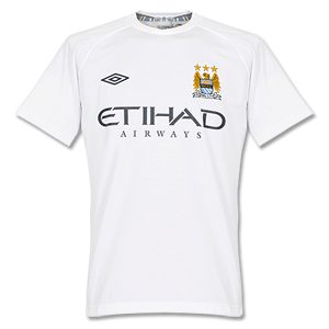 11-12 Man City Matchday T-Shirt - White