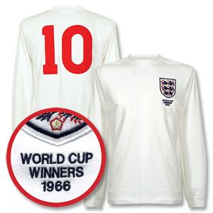 Umbro 1966 England Home L/S Retro shirt   World Cup Winners Embroidery