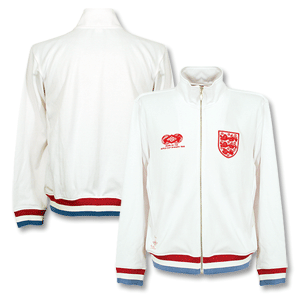 Umbro 1966 England Retro Poly Jacket - White