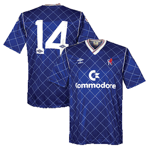 Umbro 86-87 Chelsea Home Shirt Spons   No 14 - Grade 8