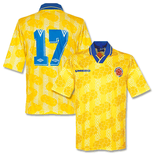 Umbro 94-96 Colombia Home Shirt   No 17 - Grade 8