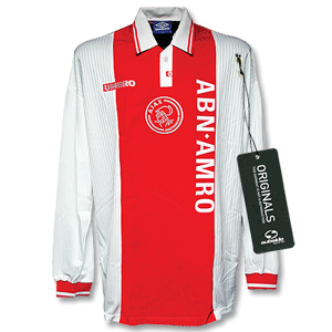 Umbro 98-99 Ajax Home L/S Shirt - Players