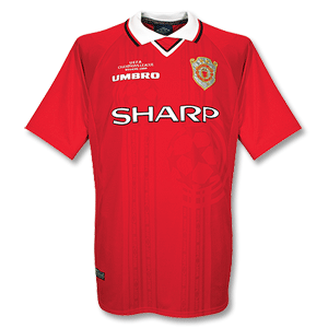 Umbro 99-00 Man Utd Home C/L shirt   Winners Emb