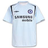 Umbro Chelsea Away Shirt 2005/06 - Kids with Del Horno 3 printing.