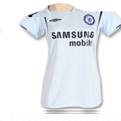 Chelsea Away Shirt 2005/06 - Womens with Drogba 15 printing.