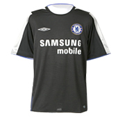 Chelsea Third Shirt 2005/06 with Del Horno 3 printing.