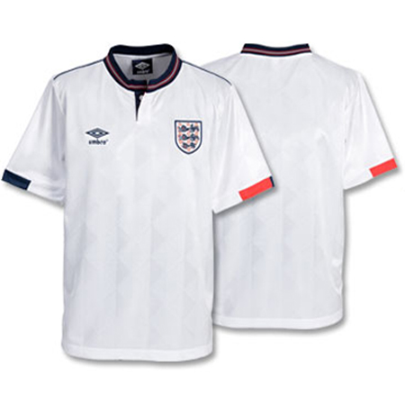 England 1987-89 retro football shirt