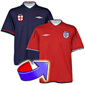 Umbro England Away Shirt 2002/04.