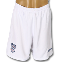 Umbro England Home Change Shorts 2007/09.