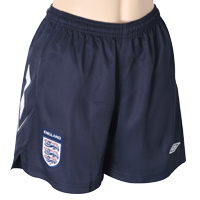 England Home Shorts 2007/09 - Girls.