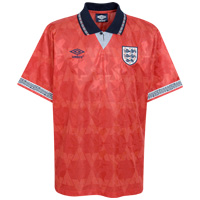 England Retro 1990 Italia World Cup Away Shirt.