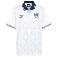 Umbro England Retro 1990 Italia World Cup Home Shirt.