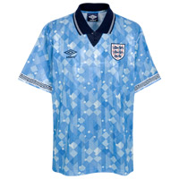 England Retro 1990 Italia World Cup Third Shirt.