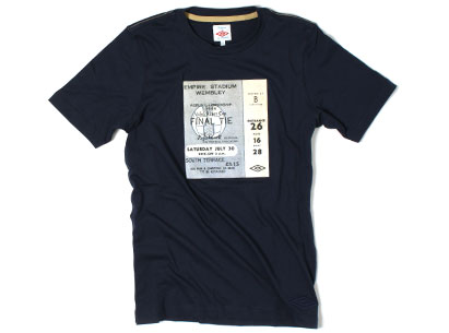 England World Cup Ticket T-Shirt Navy