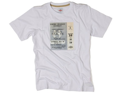 England World Cup Ticket T-Shirt White