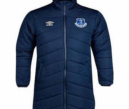 Umbro Everton Bench Padded Jacket - Junior-Dark Navy