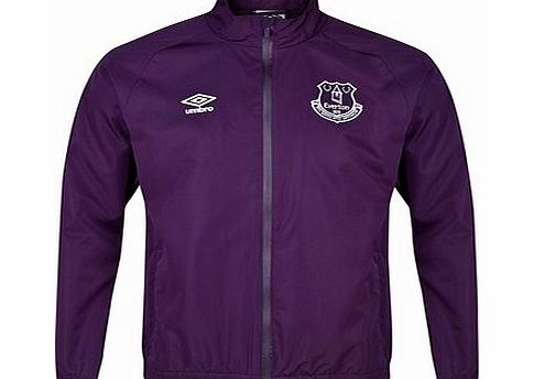 Umbro Everton Bench Woven Track Jacket-Blackberry