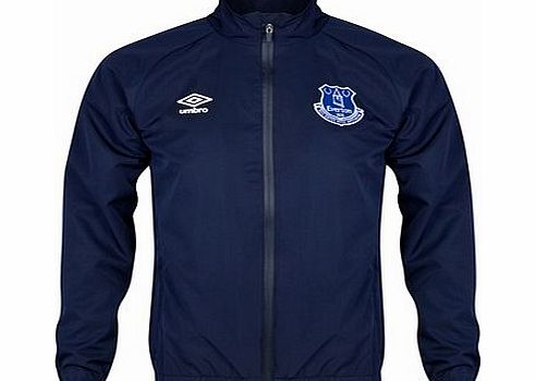 Umbro Everton Bench Woven Track Jacket-Dark Navy
