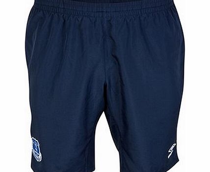 Umbro Everton Long Knit Short - Junior-Dark Navy