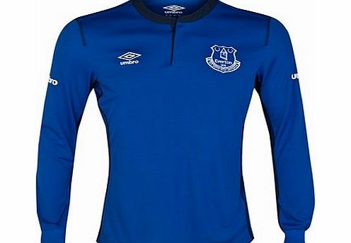 Umbro Everton LS Home Shirt 2014/15 - Junior 76034U