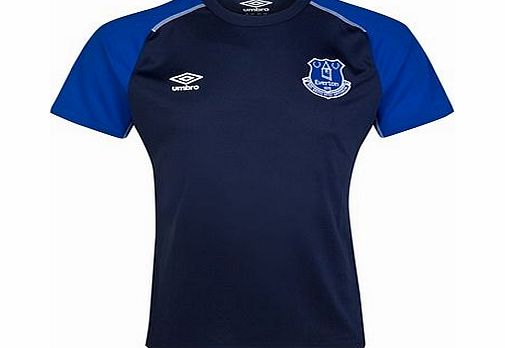 Umbro Everton Training Jersey - Junior-Dark Navy/Deep