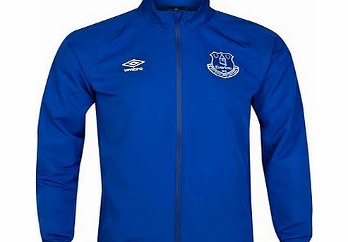 Umbro Everton Training Shower Jacket-Deep Surf