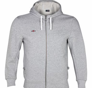 Full Zip Hooded Sweatshirt - Grey Marl