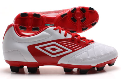 Umbro Geometra Cup FG Football Boots White/True