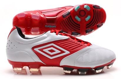 Umbro Geometra Pro-A FG Football Boots White/True