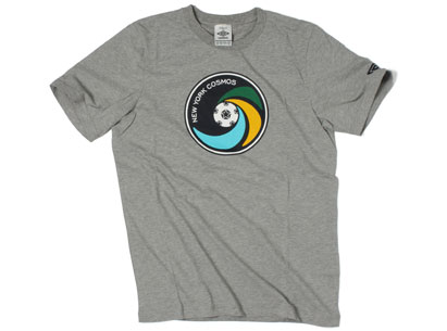 New York Cosmos 2011/12 BadgeT-Shirt Grey