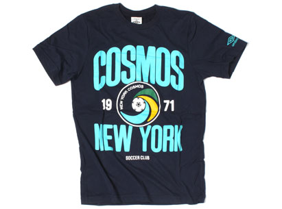 Umbro New York Cosmos 2011/12 Core Cotton T-Shirt Navy