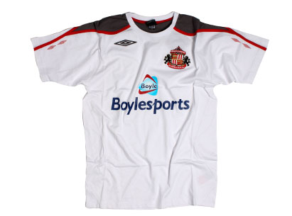 Umbro Sunderland Bench Cotton T-Shirt White