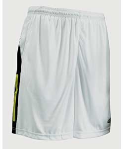 umbro SX White/Black Shorts - Large
